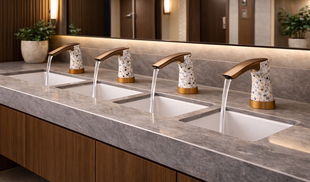Architectural premium faucet design